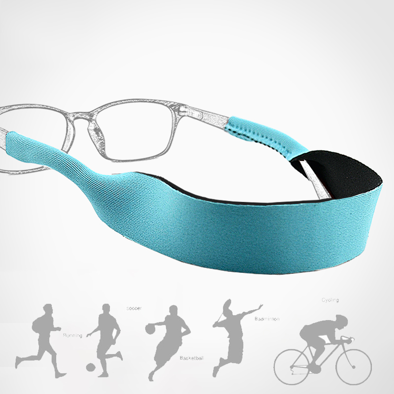 Cuerda flotante para gafas deportivas, cordón para gafas de deporte al aire libre, soporte para gafas, correa para el cuello, gafas de lectura, cadena
