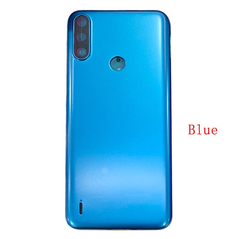 Terug Batterij Cover Achterdeur Panel Behuizing Case Voor Motorola Moto E7 Power Batterij Cover Vervanging Deel