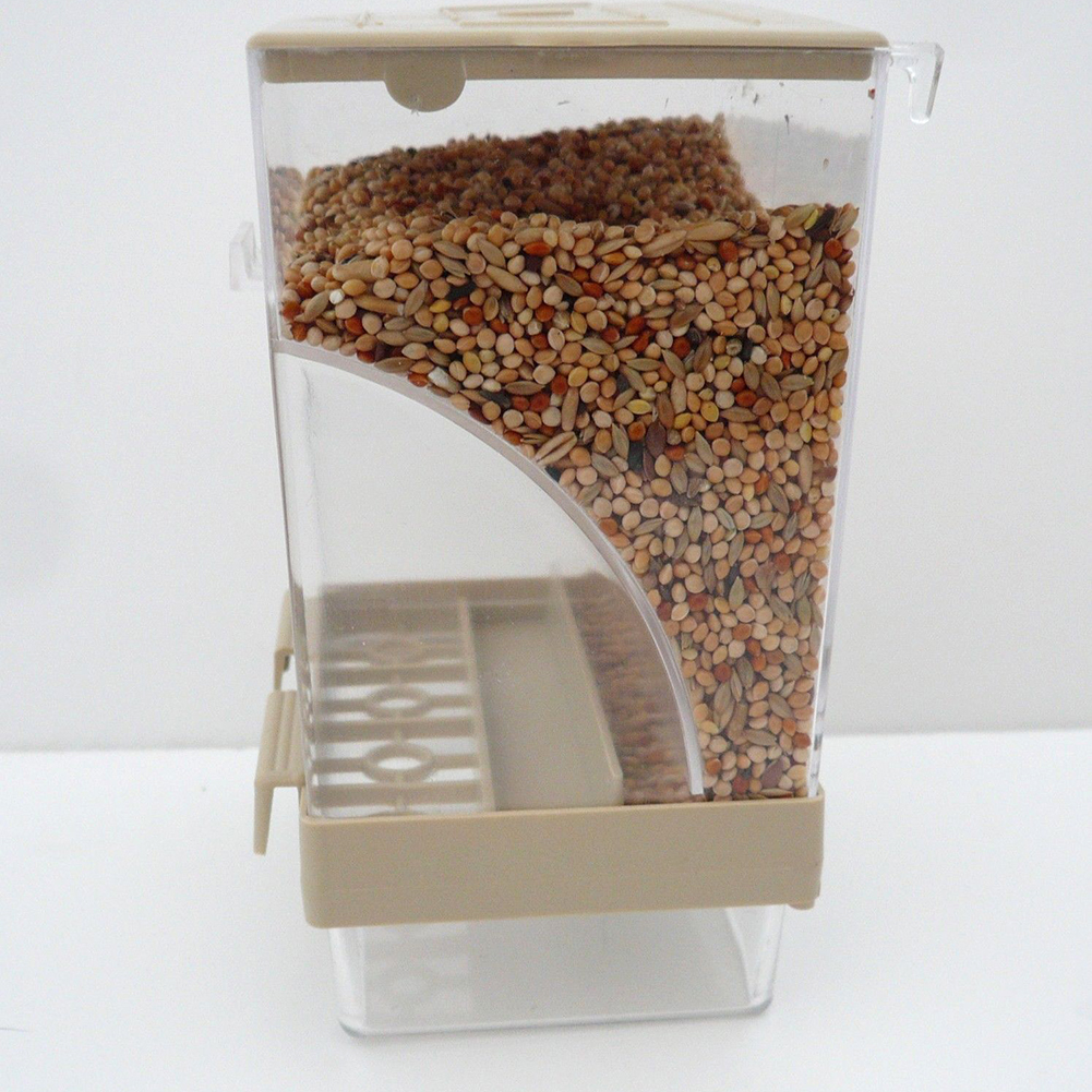 Bird Pet Seed Gravity Feeder Parrot Pigeon Splash Proof Bird Automatic Feeder Pet Automatic Feeder Automatic Food Container