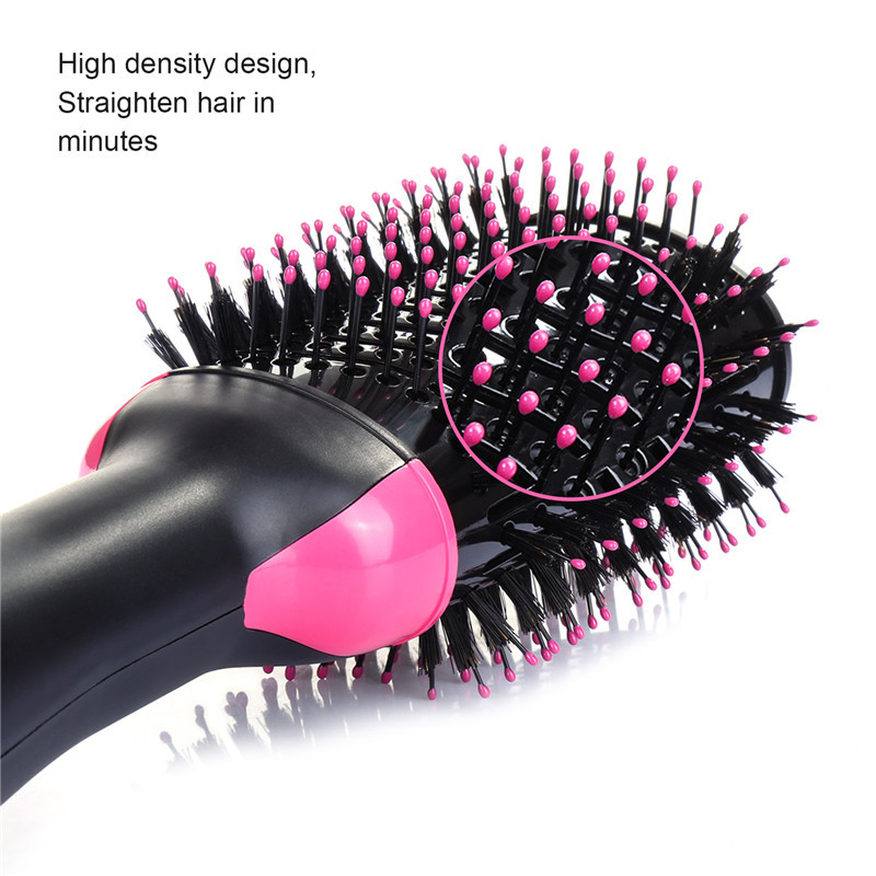 2 In 1 Elektrische Pro Föhn Borstel Krultang Haar Krultang Ionen Keramische Roterende Haardroger Kam Föhn styling Tool