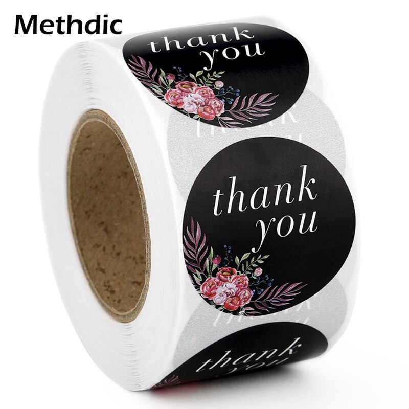 Methdic 500 Stickers Dank U Stickers Dank U Kaarten Voor Gunsten Dank U Label