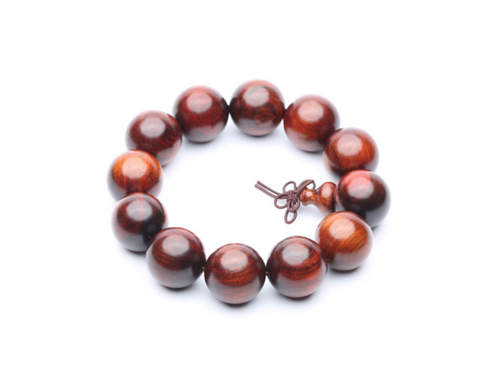 15mm 18mm 20mm Rosewood Big Beads Vintage Wooden Bracelet Handmade Stretch Bracelets For Men Buddha Bangles Jewelry