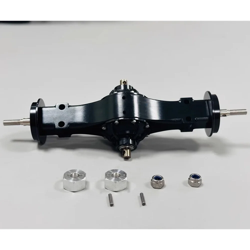 1 einstellen Simulation Metall Hinterachse für 1/14 Tamiya RC Lkw Auto Scania 770S BENZ 3363 VOLVO FH16 Mann Diy Teile Spielzeug: Gelb