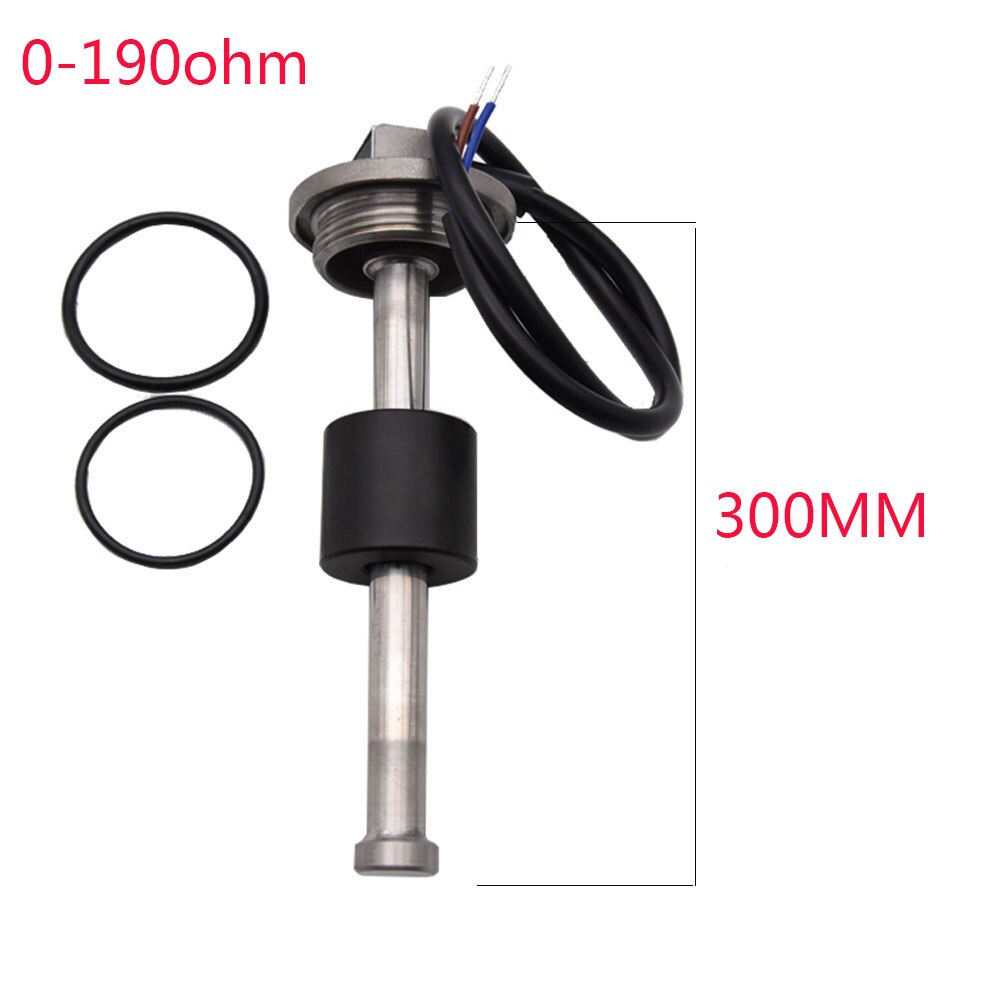 0-190Ohm Fuel Level Gauge Sensor 52MM Fuel Gauge Marine Boat Oil Liquid Tank Water Level Sensor 150mm 200mm 250mm 300mm 400mm: A3 300mm 0-190ohm