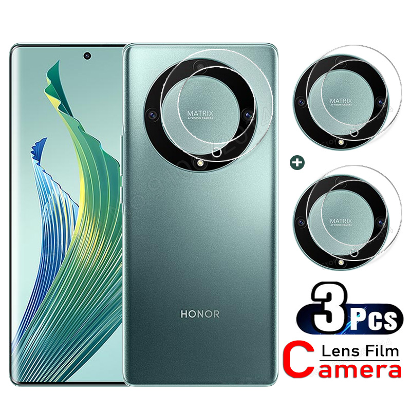 3 uds para Honor Magic 5 6 7 Lite Pro protectores de lente de cámara para Honor X9A X9b X8A X8b X7A X7b X7 X8 X9 películas de lente trasera no de vidrio