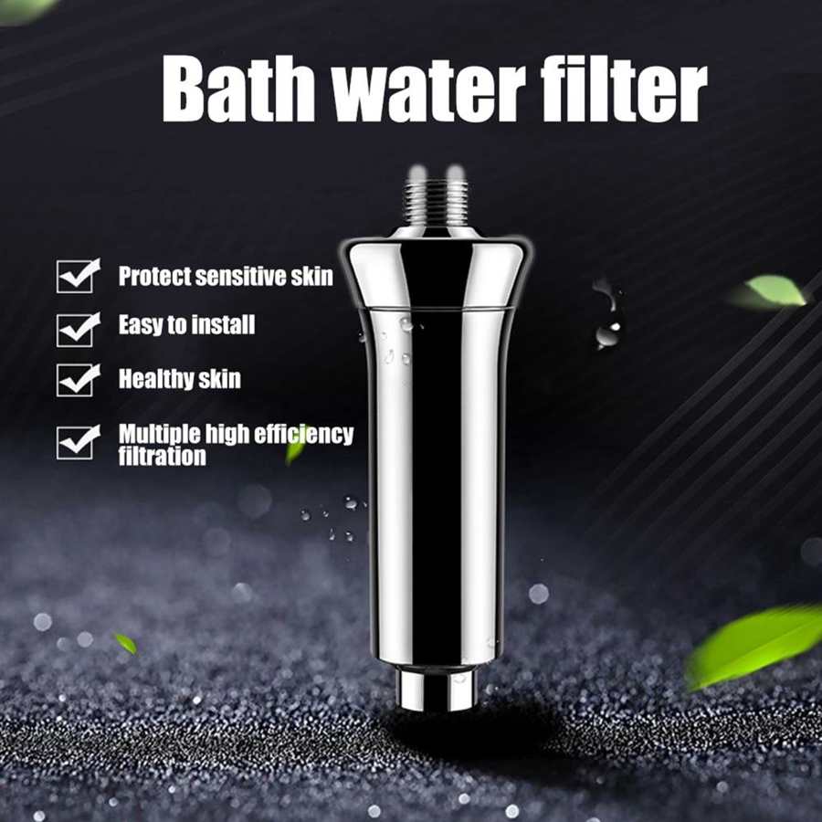Filtro de ducha de baño fino de 15 etapas purificador de agua para la entrada de agua del baño del hogar G1/2 accesorios de ducha de baño