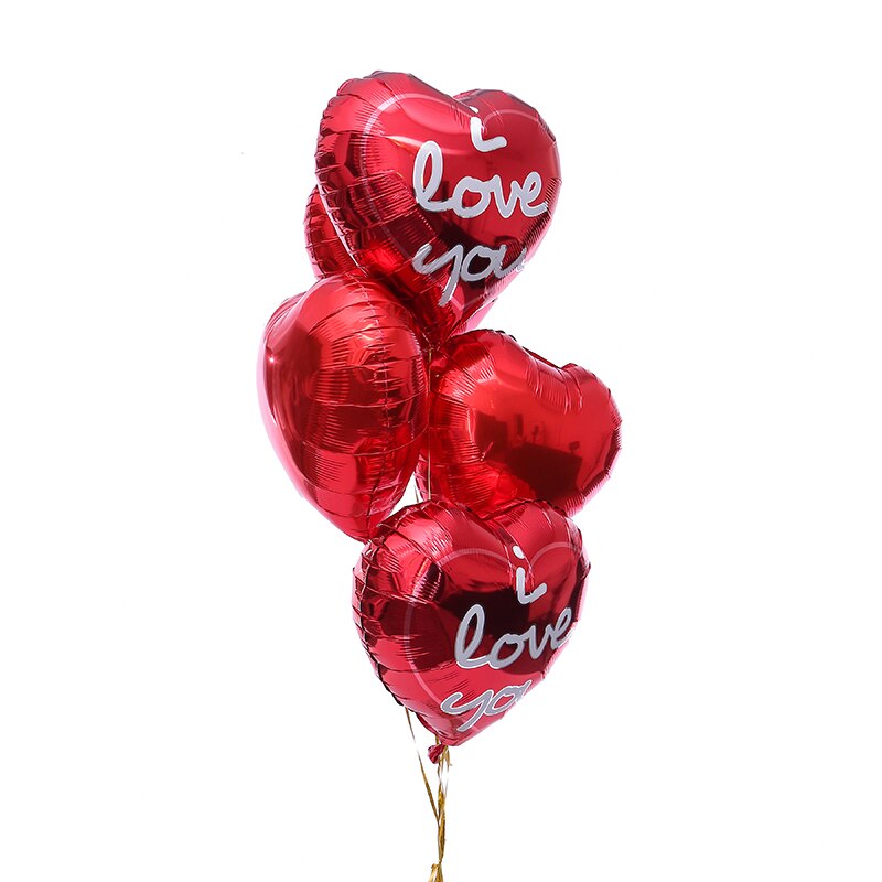 18inch I Love You Red Heart Foil Balloon Wedding Party Valentine's Day Decoration Balloons Red Love Foil Balloon