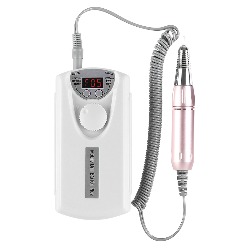 Perceuse à ongles électrique tr/min, ensemble de Machine 40W pour ponceuse à ongles 30000: BQ101-white