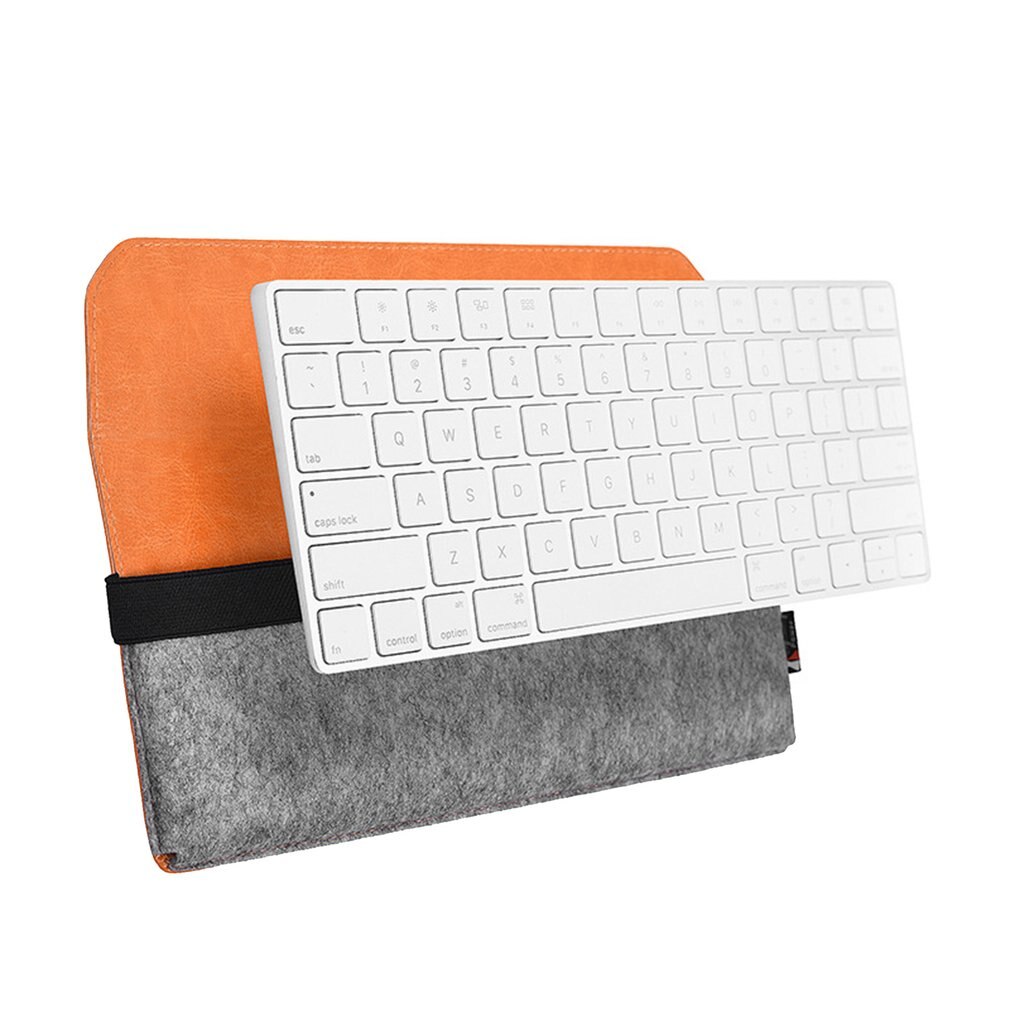 Beschermende opberghoes shell tas voor magic trackpad vilten etui zachte hoes voor magic keyboard stofhoezen stuk 1995 grijs