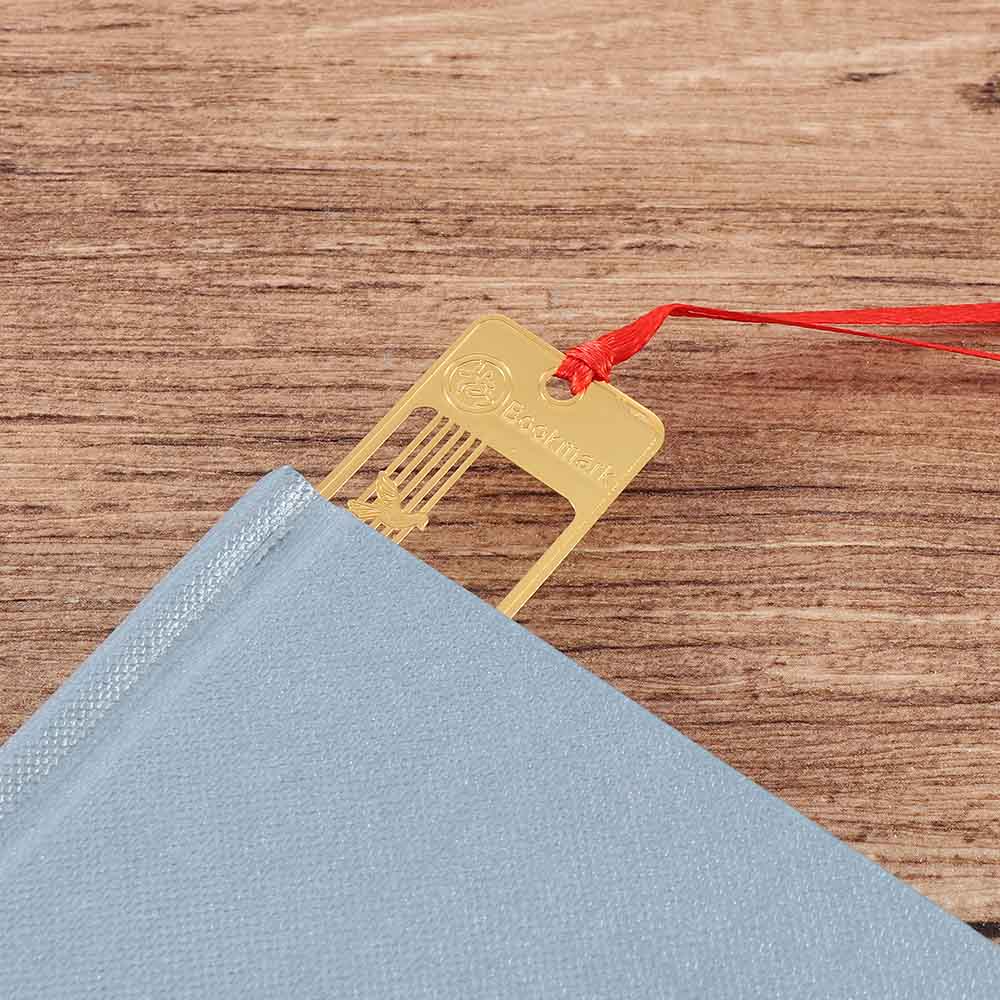 1 ud. Marcapáginas de Metal exquisito estilo chino Vintage para libro elemento papelería oficina útiles escolares