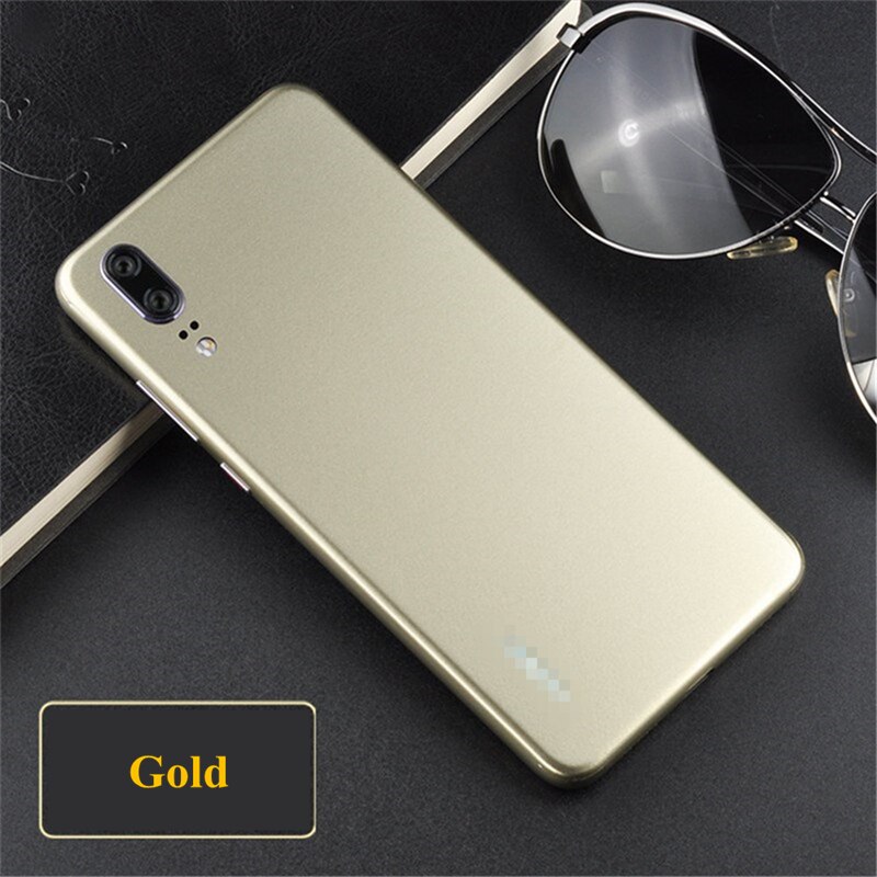 Phone Stickers Leather pattern ice Film For Huawei P10 Plus P20 Pro Honor 10 Case Protector Back Body Sticker Skin