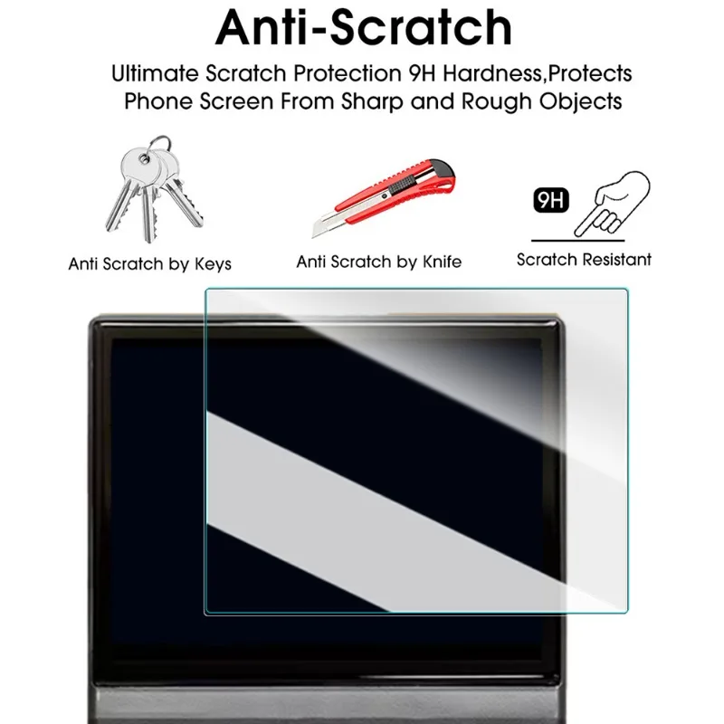 Para miyo mini plus filme de vidro temperado protetor hd tela dura filme protetor capa para miyo mini game console acessórios