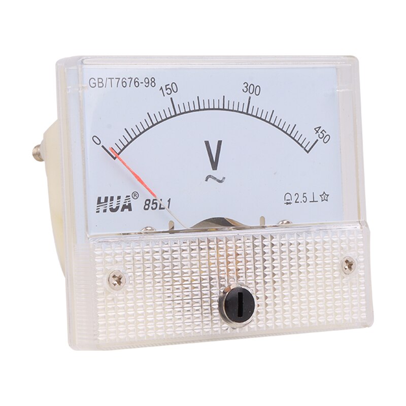 Analog Volt Meter Gauge AC Voltmeter Voltage Meter 85L1 Panel Analog Voltmeter 5V10V15V20V30V50V100V250V300V500V Voltage Tester