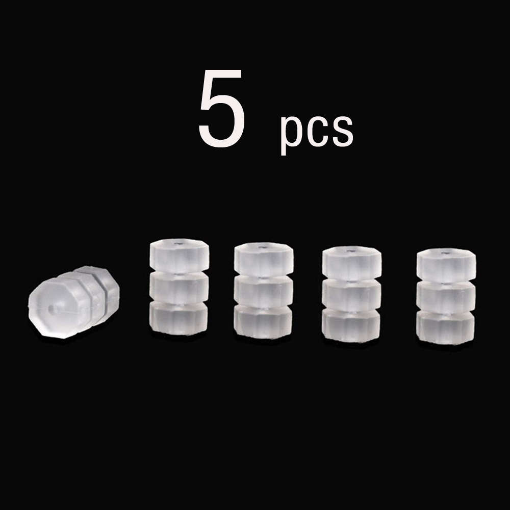 Mountain Bike Bicycle Cable Donuts Repair Accessories O-Ring Brake Cable Rubber Donuts Transparent Rubber Anti-Scratch Housing: Orange