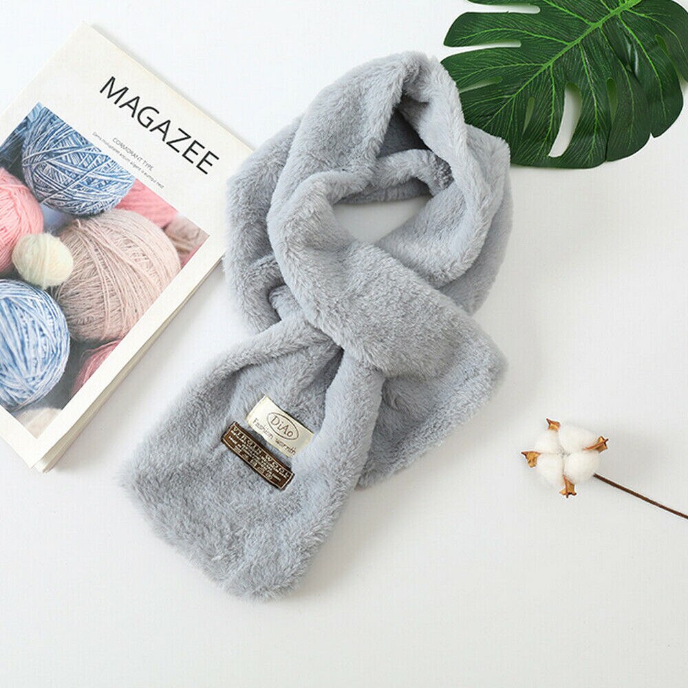 Accessoires pour bébé, écharpe douce pour enfants, garçons et filles, cache-cou d'hiver, foulards en patchwork pelucheux, châle: 16