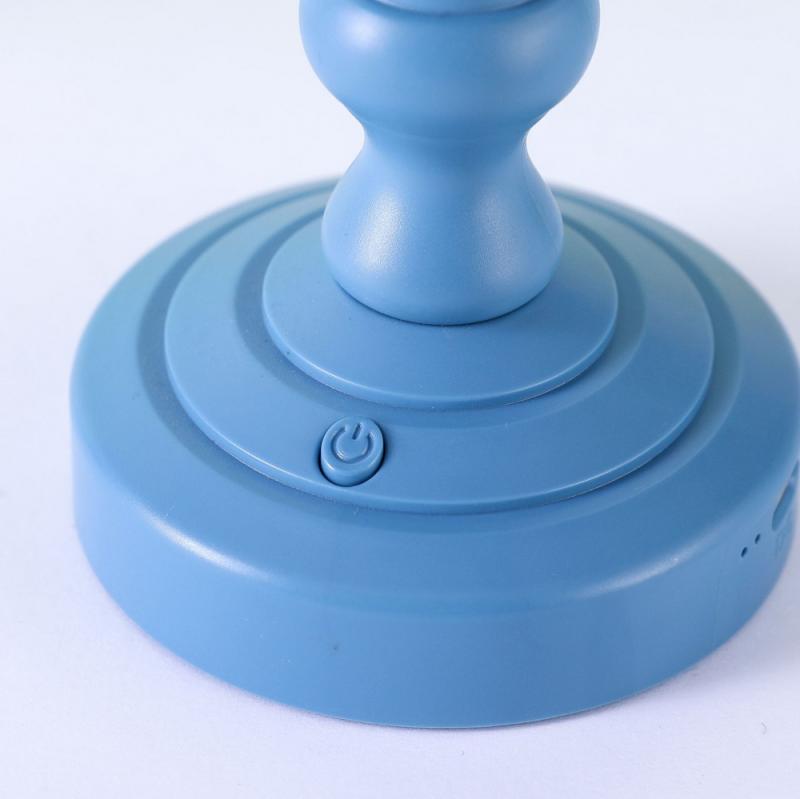 1PC Mini Night Light For Dormitory Nostalgic Retro Style Rechargeable Table Lamp Bedroom Bedside LED Eye Lamp