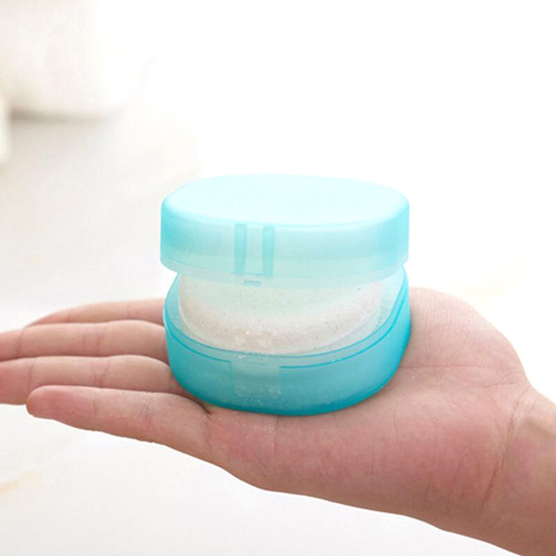 Plastic Travel Soap Box Dish Plate Case Case Holder Container Wash Shower Home Shower Bathroom Sealed Soap Case Soap Container
