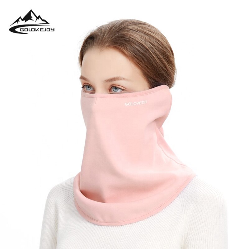 Winter Fietsen Facemask Thermische Bandana Sjaal Voor Vrouwen Masker Roze Paars Winddicht Oor Warmer Neck Tube Buff Motorrijden