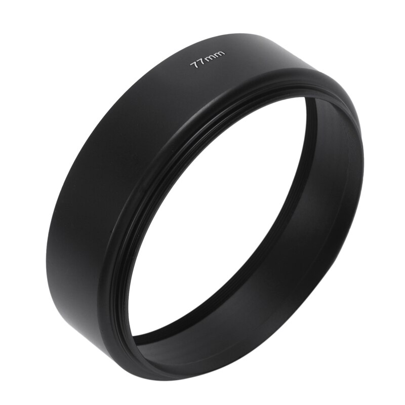 2 uds accesorios de cámara: 1 Uds 1 Uds. Tornillo de montaje 77mm Hood & 1 Uds herramienta de limpieza de goma soplador de aire y polvo Ball