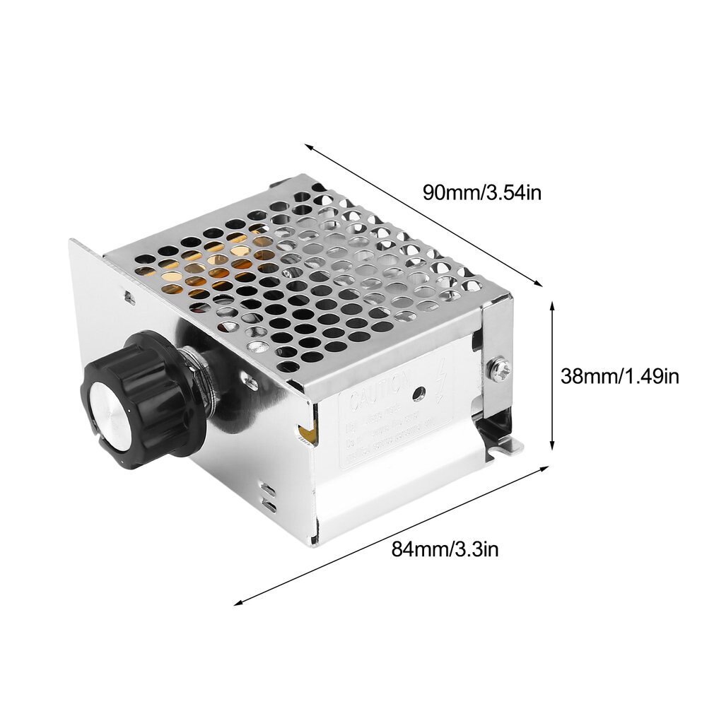4000w 220v scr spændingsregulator justerer motorhastighedskontrol dæmpertermostat