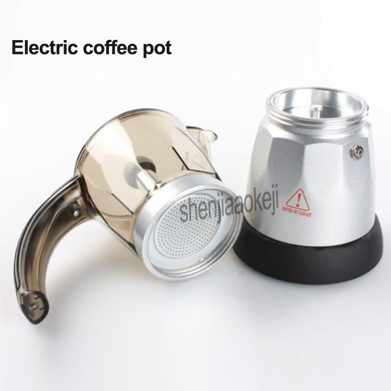 Espresso coffee pot Food grade cafe moka pot electric Italian concentrated coffee pot Home Coffee maker with CE certification