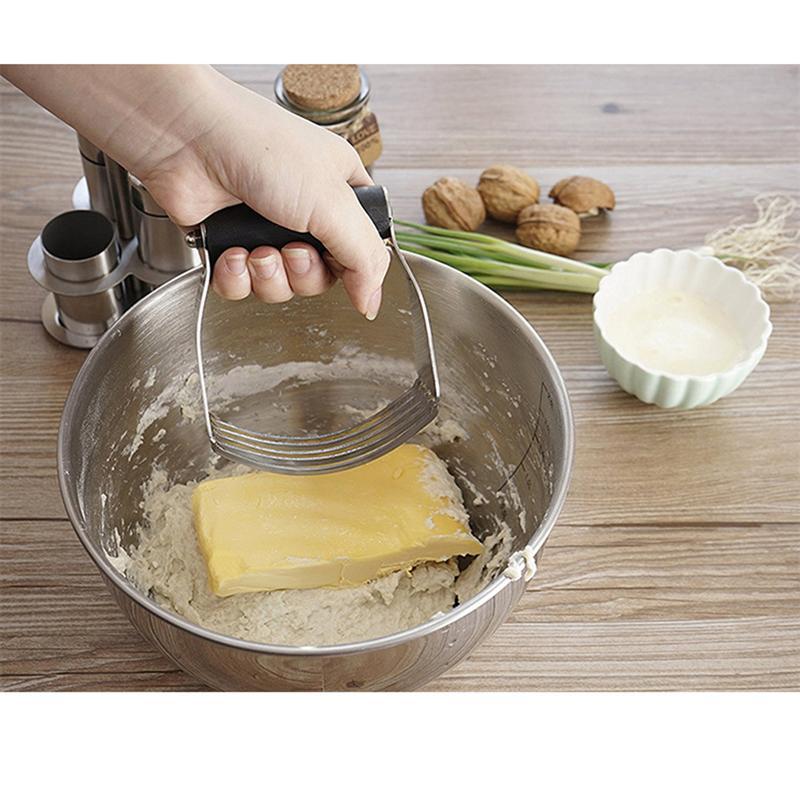 Gebak Cutter Rvs Keuken Ambachtelijke Bakken Deeg Blender Mixer voor Cookie Cake Muffin Cutter Met Blades Whisk Tool