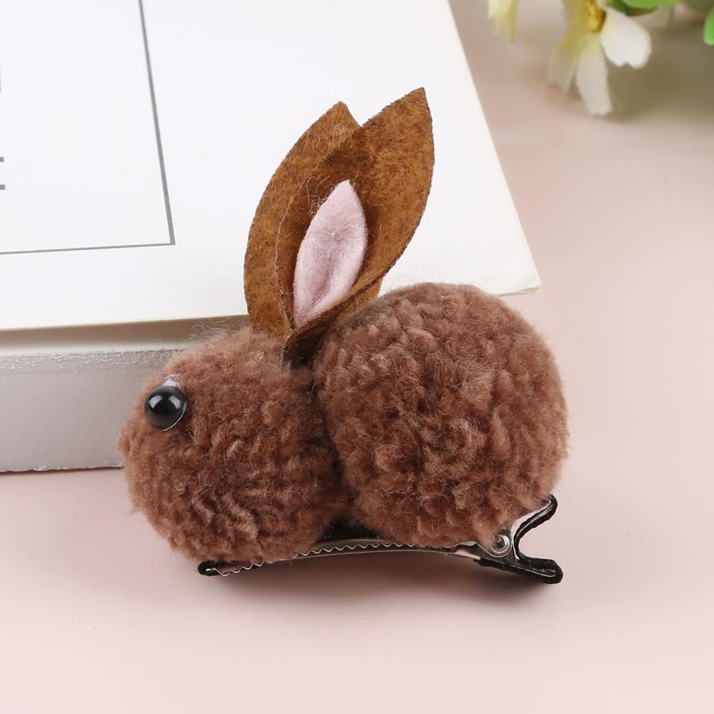 Soft OMG Letters Coral Fleece Wash Face Mix Color Bow Hair bands Clips For Women Girls Headbands Hair Styling Tool: 02 brown
