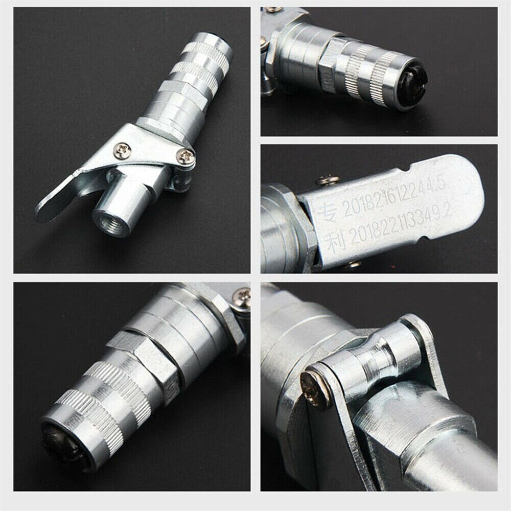 High heavy-duty quick-release lock clip high-pressure oil injector connector stainless steel oil injection nozzle