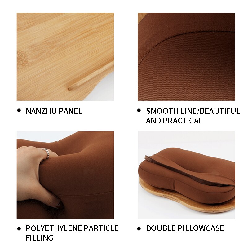 Laptop tafel multifunctioneel dutje kussen natuurlijke computer knie bureau draagbaar comfortabel buiten hoofdsteun kantoor dutje kussen