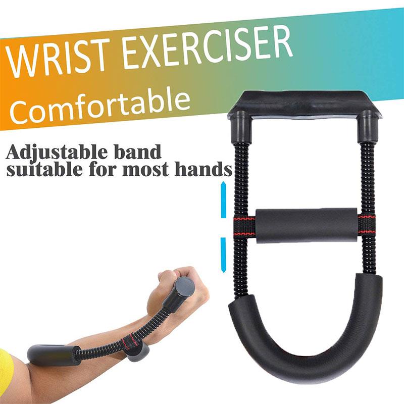 Håndgreb holdbart sort metal arm styrke mand udendørs båre bevægelse håndled wrestling håndled kraft