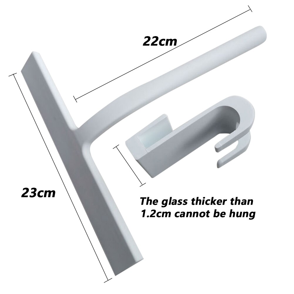 Silicone Glass Wiper Cleaner Window Glass Washing Wiper Tools Universal Silicone Rubber Windshield Wiper with Hook: A