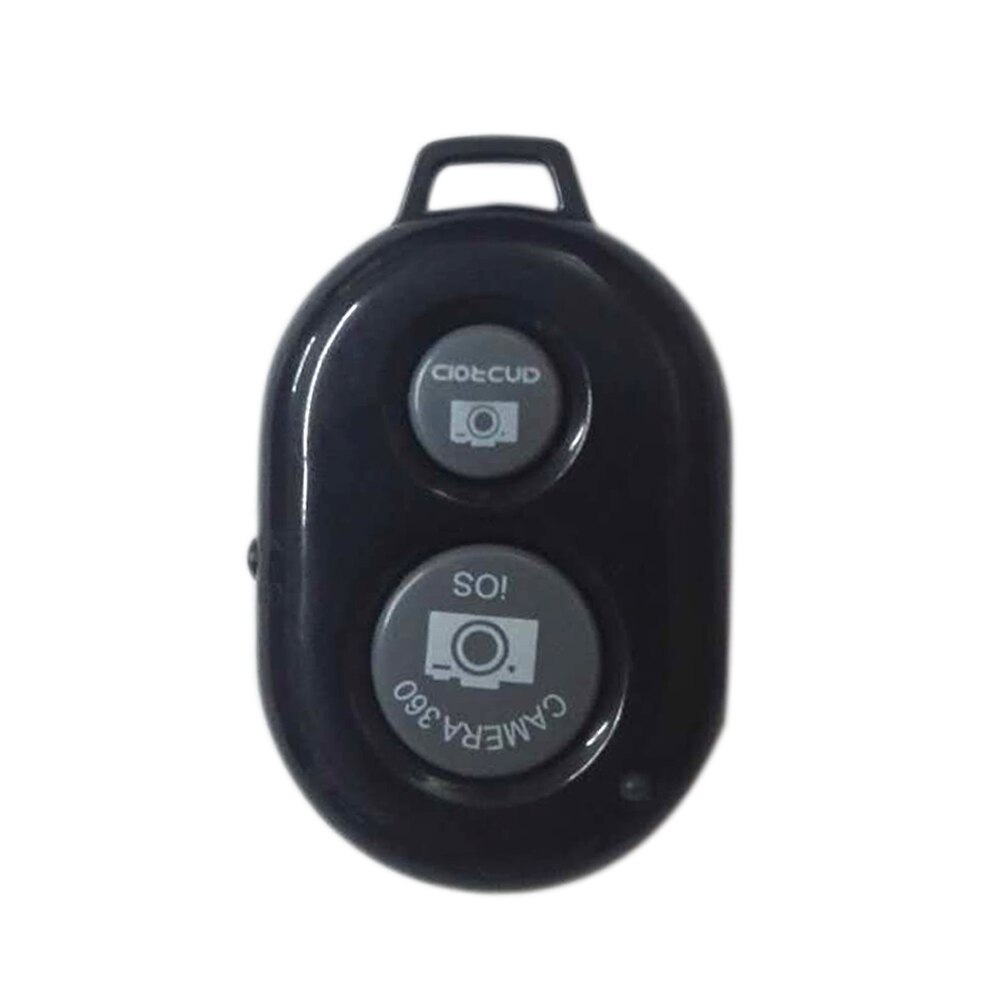 Mini Camera Bluetooth Remote Control Wireless Photo Shutter Release For iPhone 6 6s 7 Samsung S8 Huawei Android EIG88: black