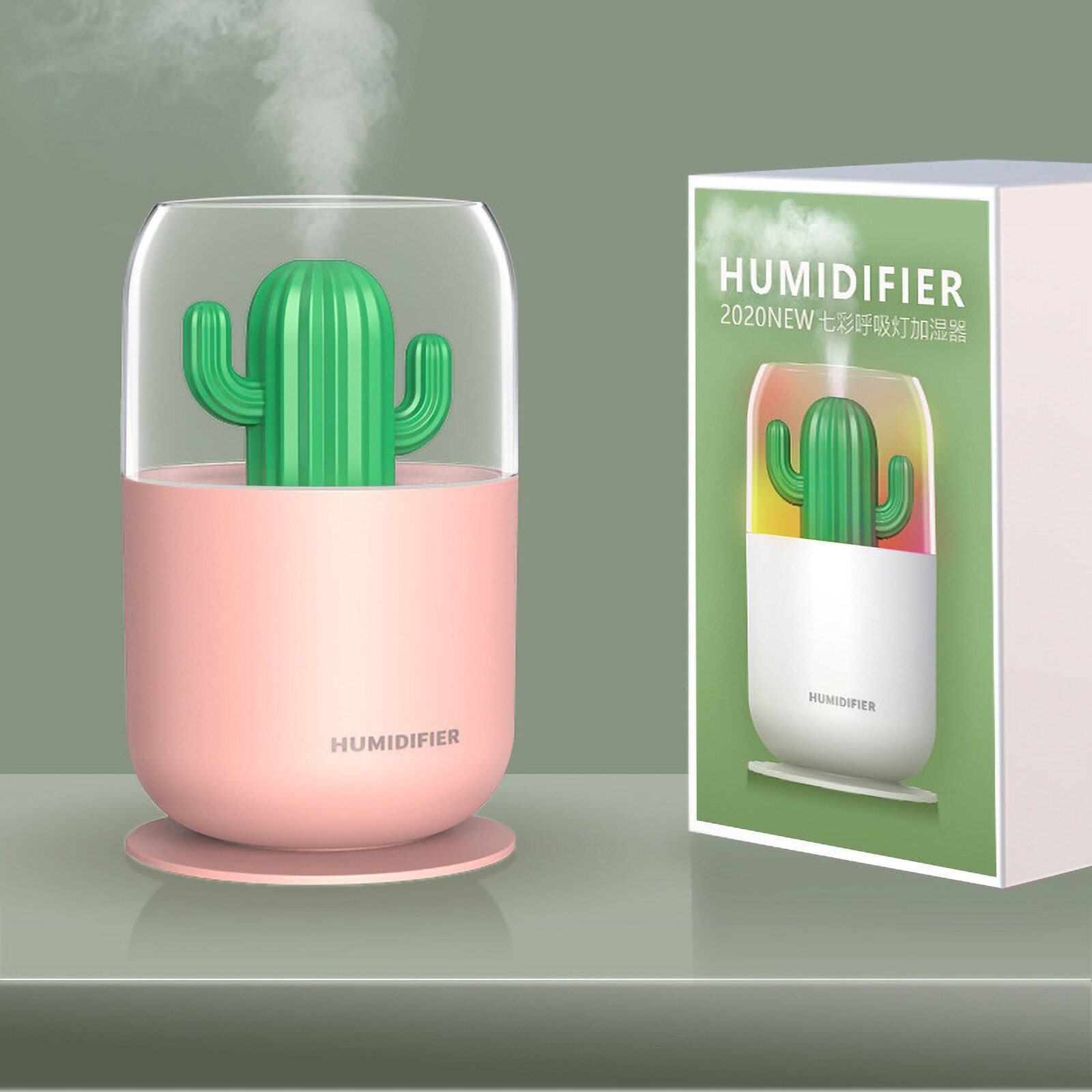 Humidificador de aire portátil, difusor de Aceite esencial de Aroma ultrasónico de 300ml, Usb, máquina de niebla, purificador de aromaterapia para casa y coche, n. ° 4