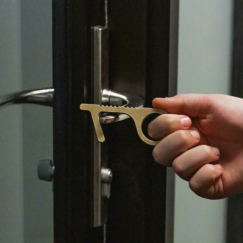 Døråbner berørbar bærbar antikontakt elevator presseværktøj dørhåndtag sikkerhedsløs nøgle