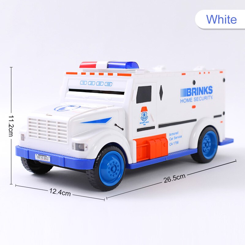 Coin Bank Veilig Auto Spaarpot Digitale Storting Dozen Elektronische Kids Speelgoed Spaarpot Saving Woondecoratie Accessoires C00127: Default Title