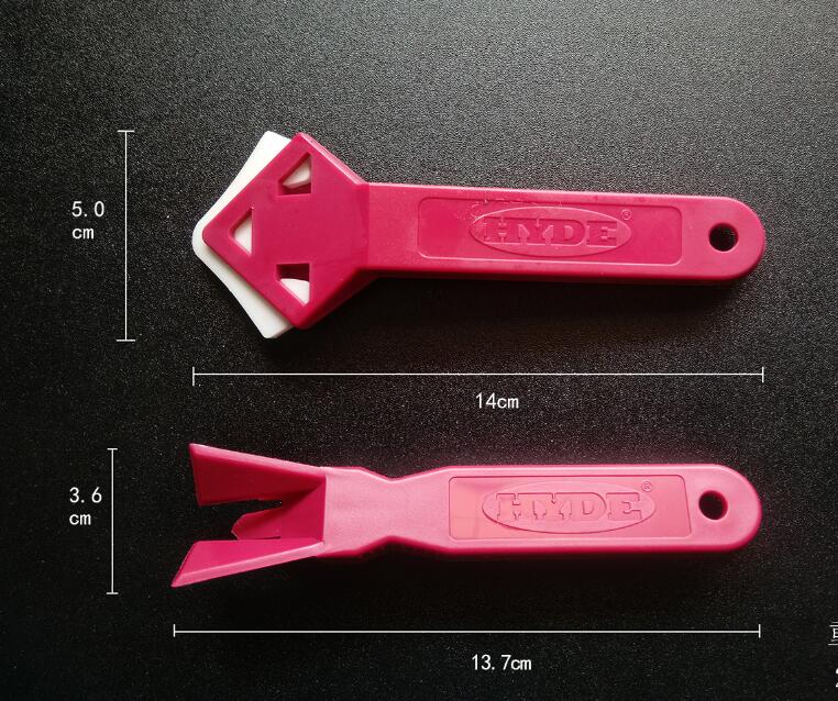 2pcs female corner scraper glass plastic shovel scraper angle scraper scraping residual glue scraper beauty sewing tool