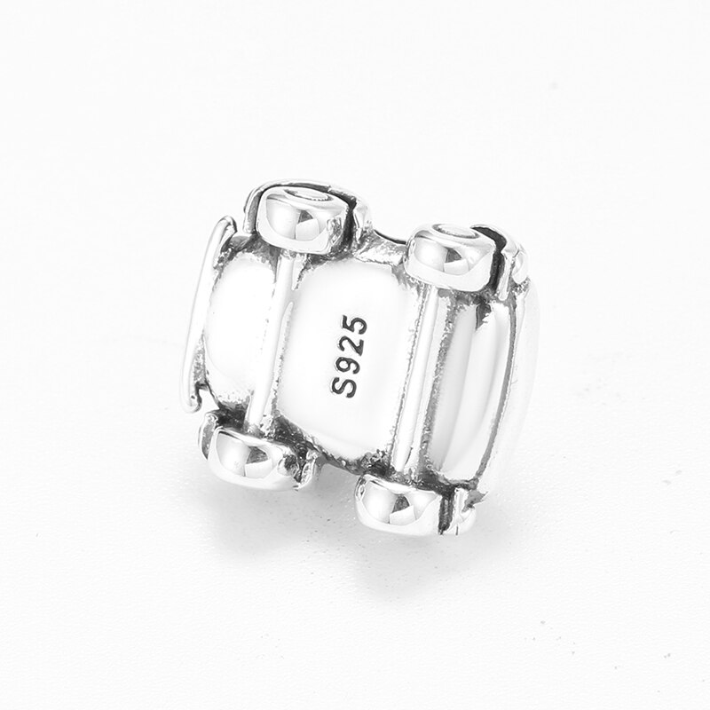 Retro car 925 Sterling Silver Charms Beads Fits Original europeu Bracelet Bangle Authentic DIY Jewelry