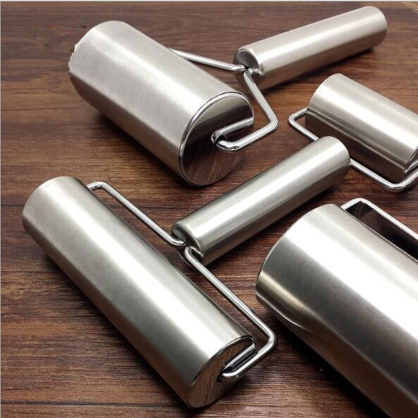 1 PC T bilden Edelstahl Teig rollen Stift Backen Kochen Werkzeug Rolle für Pasta Kekse Pizza und Teig PD 006