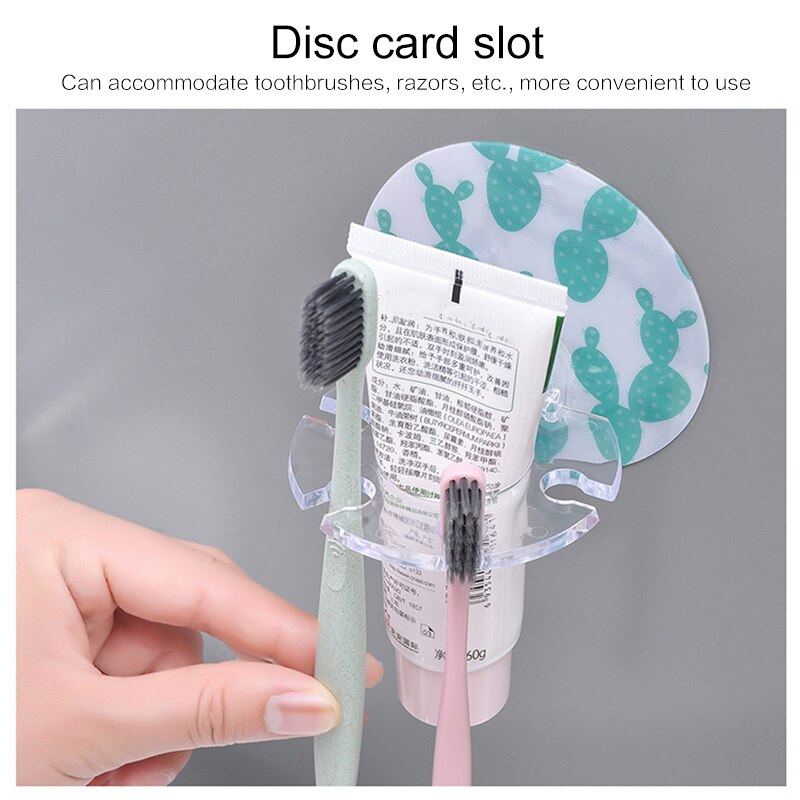 4 Stijl Disc Multicard Tandenborstel Rack Wall Mount Tandenborstelhouder Tandenborstel Organizer Dispenser Badkamer Organizer Accessoires