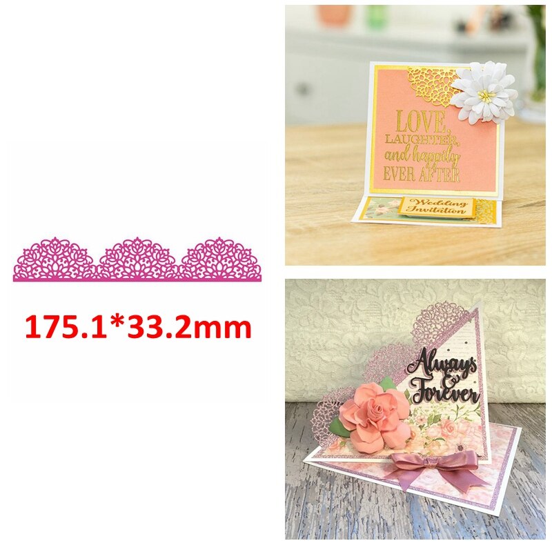 Nostalgie wervelingen bloemen vlinders rand diy scrapbooking knutselen kaarten album maken sjabloon: 3