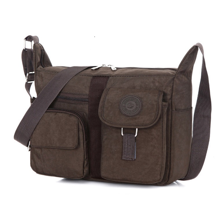 Luxe Handtas Casual Messenger Bag Diagonale Schoudertas Unisex Kleine Schooltas Single-schoudertas: Brown Handbag