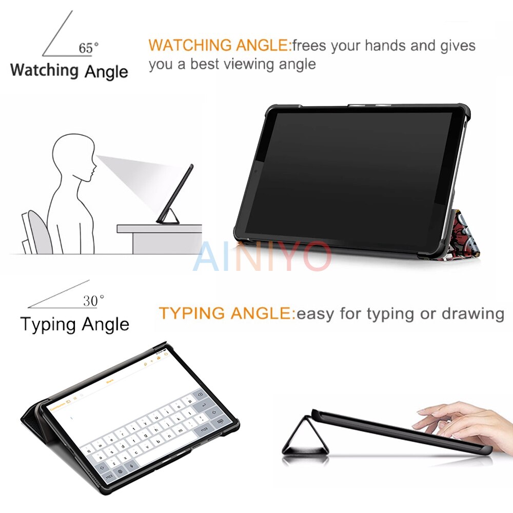 Pokrywy skrzynka dla Lenovo Tab M7 TB-7305F TB-7305X TB-7305I Tablet pokrywa dla Lenovo Tab M7 Slim magnetyczny składany futerał
