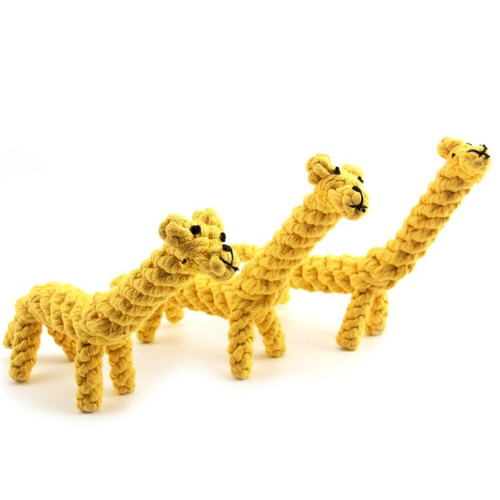 Pet Toys For Big Dog Funny Cotton Animals Shape Puppy Small Dog Toy Chew Knot Teeth Cleaning Rope Toys