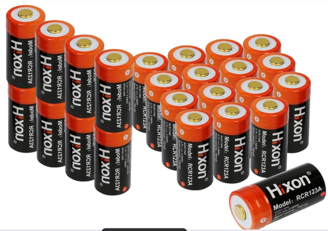 Hixon – batterie Rechargeable pour caméra Arlo HD et Reolink argus 700 V, 12 pièces, RCR123a, 16340 mAh, 3.7