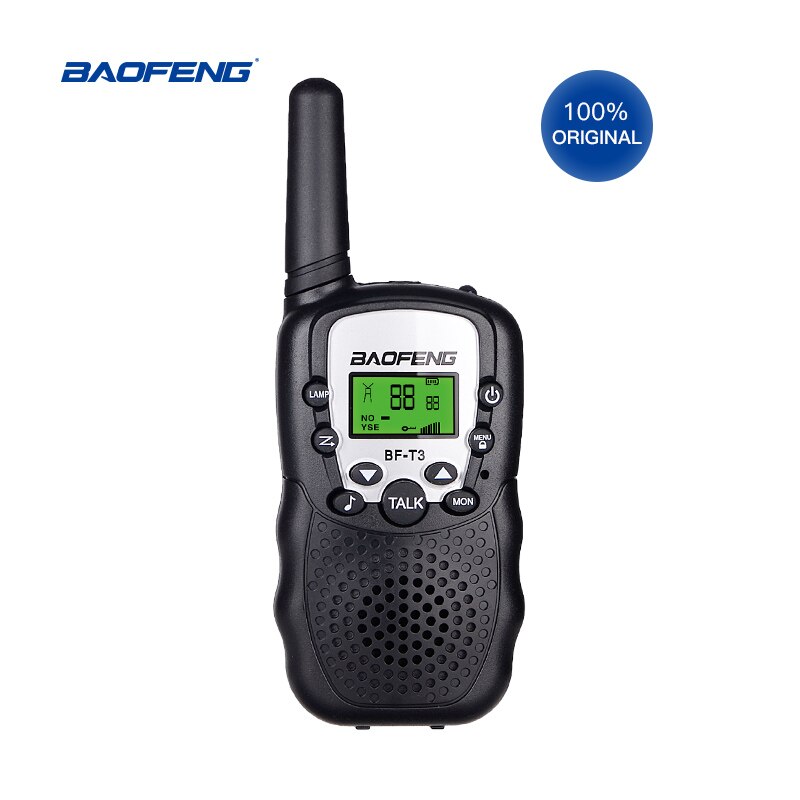 BAOFENG 2 In 1 Pack PMR446 3Km UHF Radio For Kids Walkie Talkies BF T3