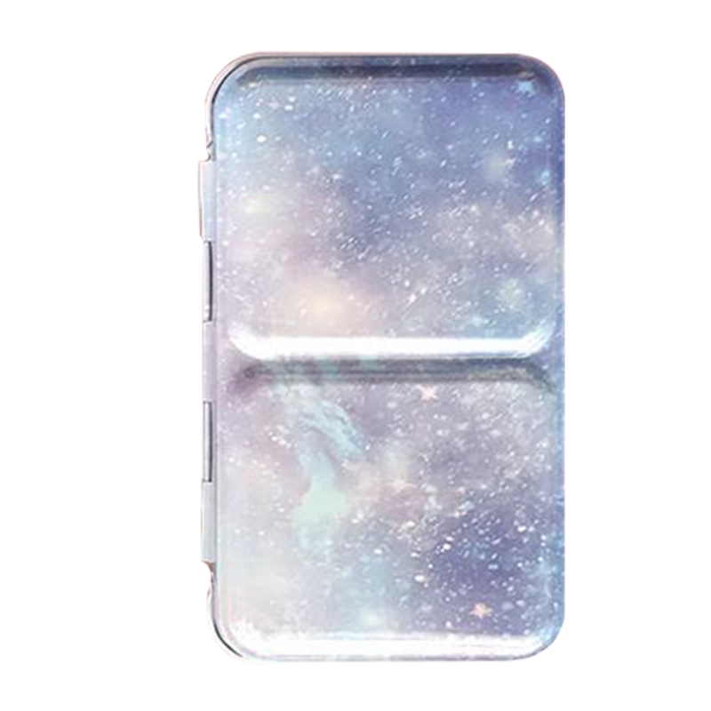 Kleur Lege Palet Case Eenvoudige Reiniging Blikken Doos Verf Opslag Ijzeren Doos Voor Schilderen Liefhebbers Ijzeren Doos Opslag Verf