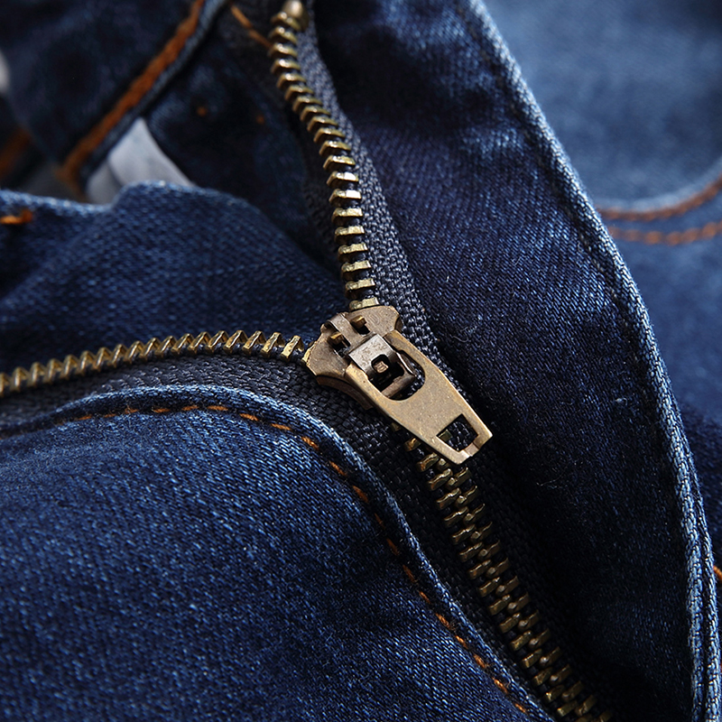 Stil Luxus männer schlank Jeans Hosen Herren See Hosen Gerade Elastische Zerstört Jeans Für Männer Plus Größe