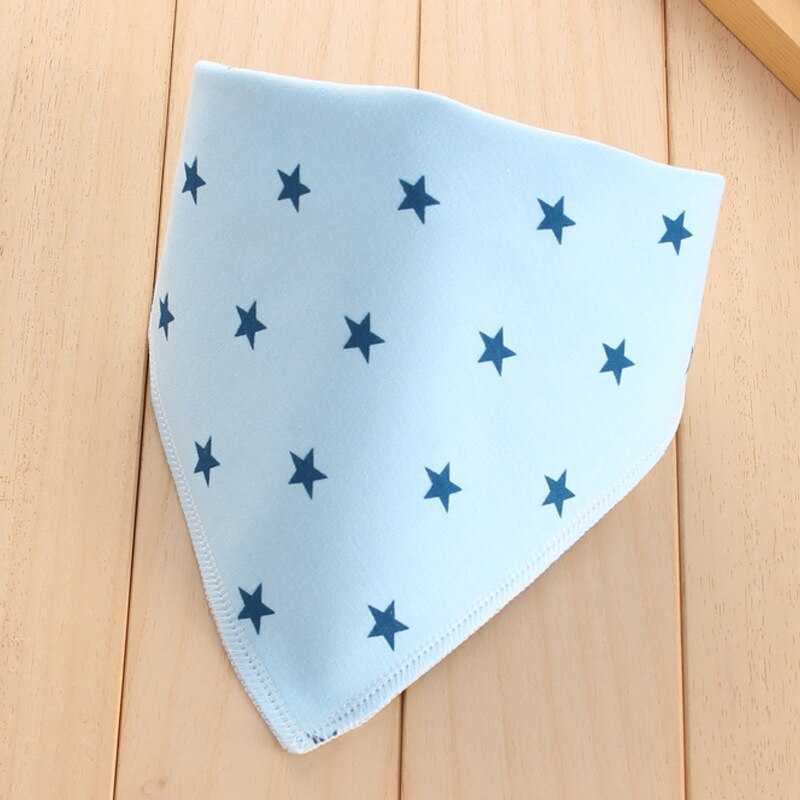 Dubbele Lagen Katoenen Baby Bandana Slabbetjes Burp Doeken Mooie Cartoon Dier Ster Beby Kids Dribble