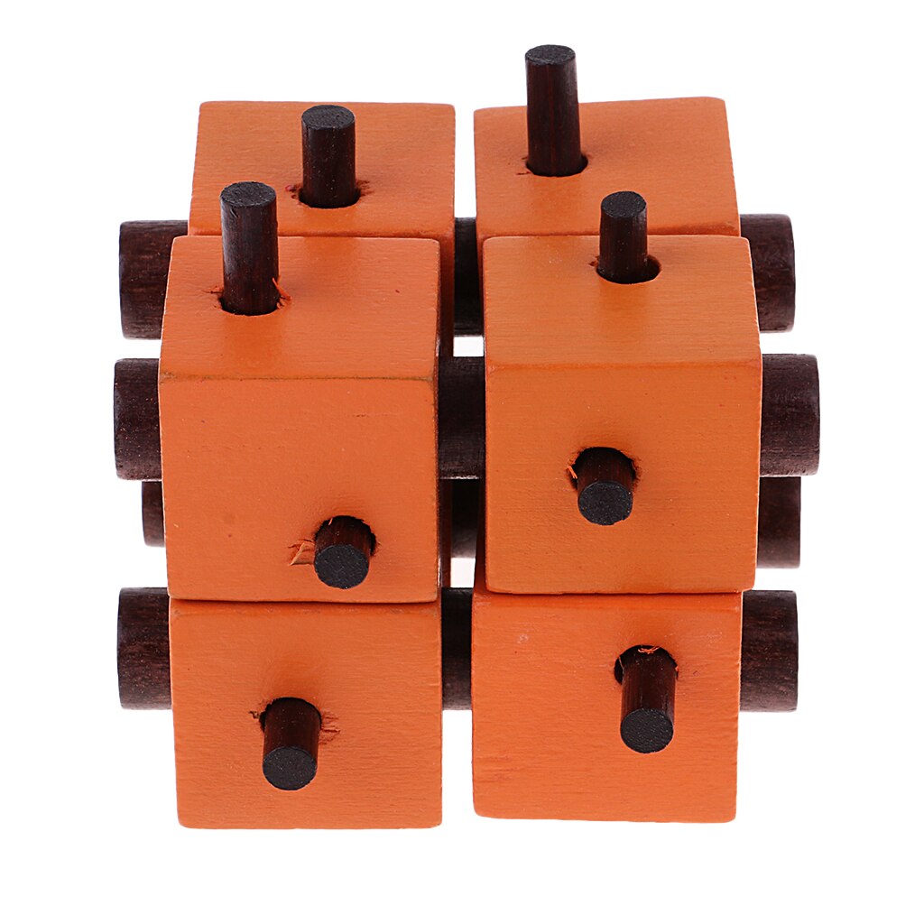 Klassische Holz Puzzle Spielzeug Kong Ming IQ Prüfung Denkaufgabe freundlicher Spielzeug
