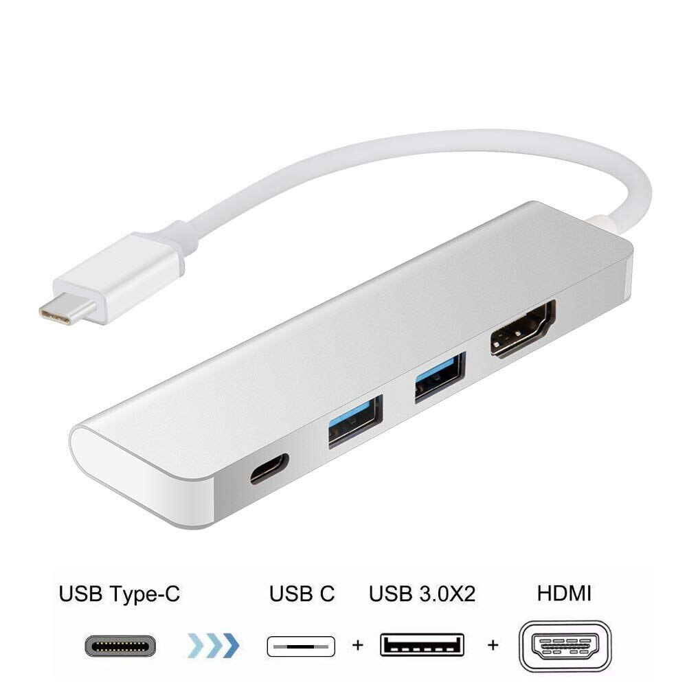 Usb Type C Hub Thunderbolt 3 Adapter Voor Samsung Galaxy Note 8 S8 S9 Met Hdmi-Compatibel 4K usb 3.0 Poorten Voor Macbook Pro